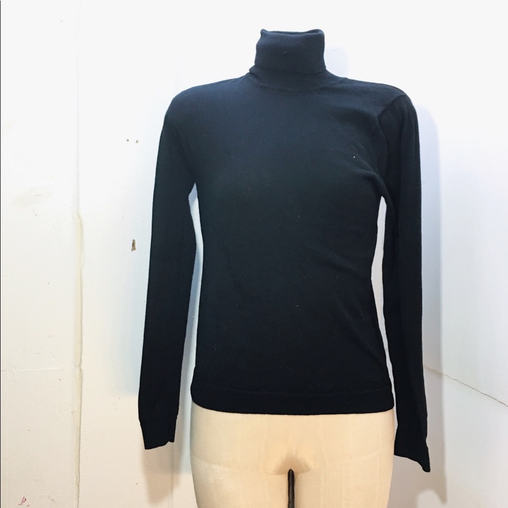 **3/$30* MNG Basics Black Long Sleeve Turtleneck S